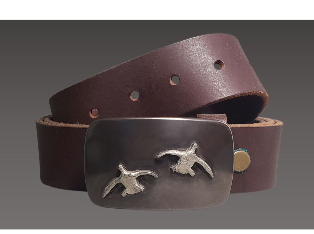 Gunmetal Ducks with Set Wings