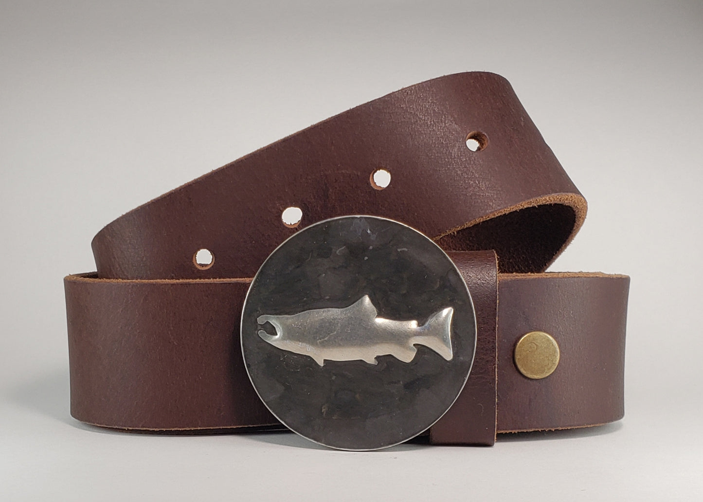 Salmon, Hand Embossed