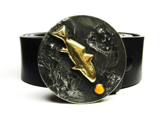 "Tailer Made" Redfish Belt Buckle - TYGER FORGE - Mark Goodwin