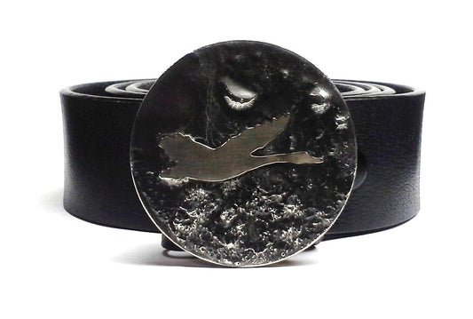 Flying Goose Belt Buckle Hand Cut - TYGER FORGE - Mark Goodwin