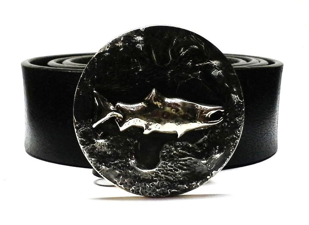 "Solo Coho" Salmon Belt Buckle - TYGER FORGE - Mark Goodwin