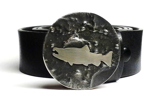 Salmon Belt Buckle Hand Cut - TYGER FORGE - Mark Goodwin