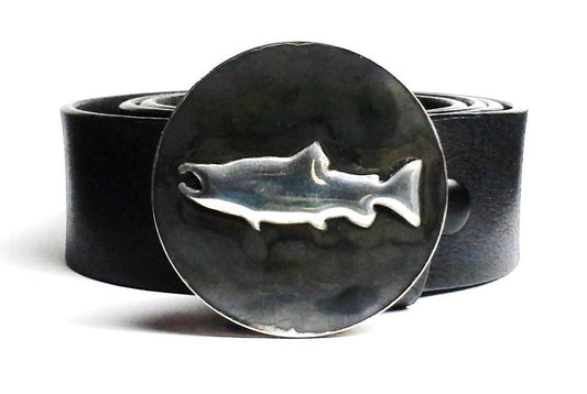 Salmon Belt Buckle Hand Embossed - TYGER FORGE - Mark Goodwin