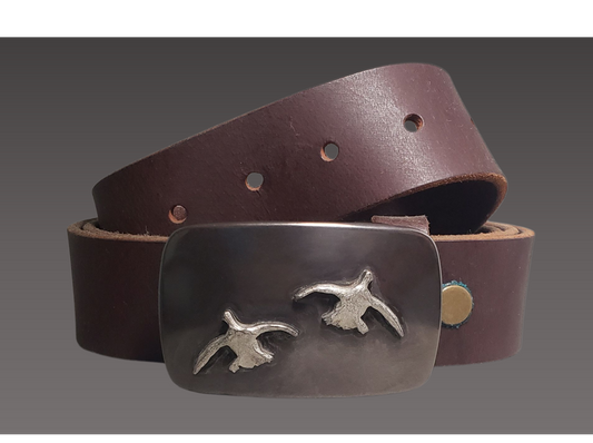 Gunmetal Ducks with Set Wings