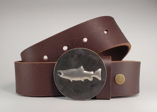 Salmon, Hand Embossed