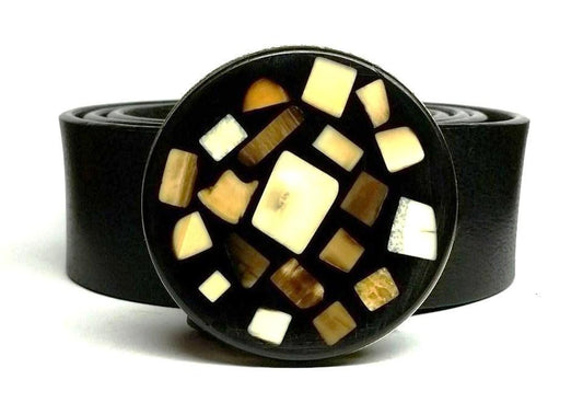 Fossil Ivory Belt Buckle - TYGER FORGE - Mark Goodwin