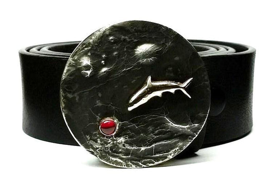 "Miss Ruby Bone" Bonefish Belt Buckle - TYGER FORGE - Mark Goodwin