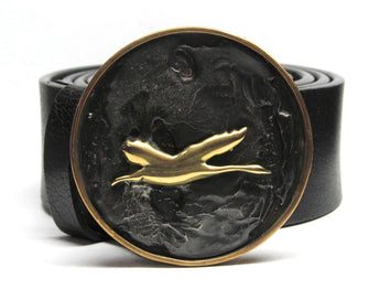 Flying Goose Belt Buckle All Cast - TYGER FORGE - Mark Goodwin