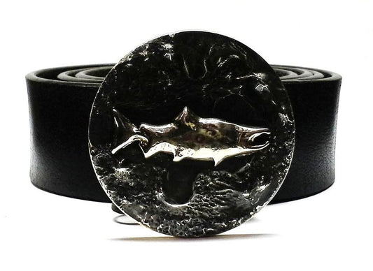 "Solo Coho" Salmon Belt Buckle - TYGER FORGE - Mark Goodwin