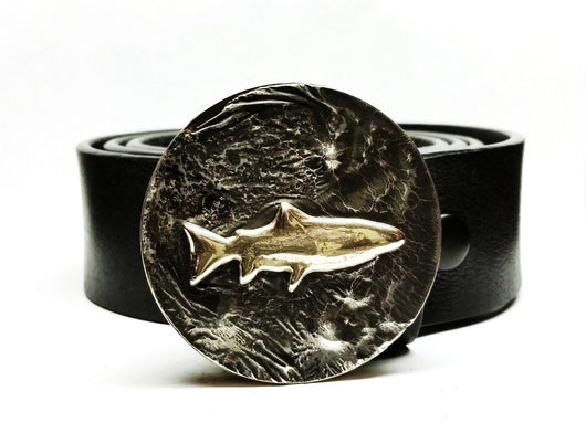 Trout shop belt buckle